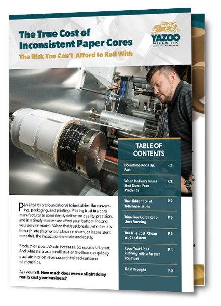 The True Cost of Inconsistent Paper Cores White Paper Thumbnail Mockup